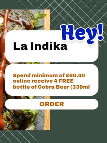 Inside La Indika Indian Restaurant